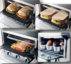 DeLonghi EOP2046 Toaster Oven with Integrated Panini Press Reviews