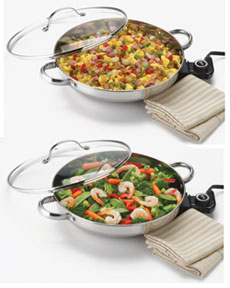 Aroma AFP-1600S Gourmet Series Stainless Steel Electric Skillet Reviews