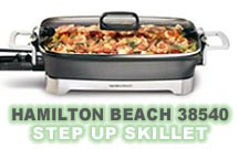 Hamilton Beach 38540 16-inch Step Up Skillet, Black Review