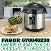 Fagor 670040230 Stainless-Steel 3-in-1 6-Quart Multi-Cooker Review