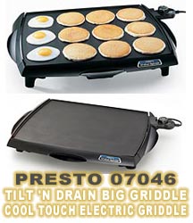 Presto 07046 Tilt 'N Drain Big Griddle Cool-Touch Electric Griddle Review