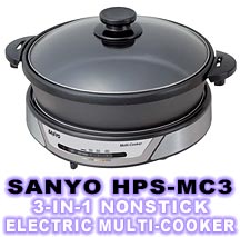 Sanyo HPS-MC3 3-in-1 Nonstick Electric Multi-Cooker Review