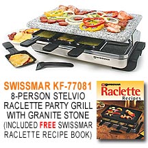 Swissmar KF-77081 8-Person Stelvio Raclette Party Grill with Granite Stone Review