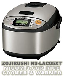 Zojirushi NS-LAC05XT Micom 3-Cup Rice Cooker And Warmer Review