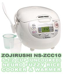 Zojirushi NS-ZCC10 5-1/2 Cup (Uncooked) Neuro Fuzzy Rice Cooker And Warmer Review