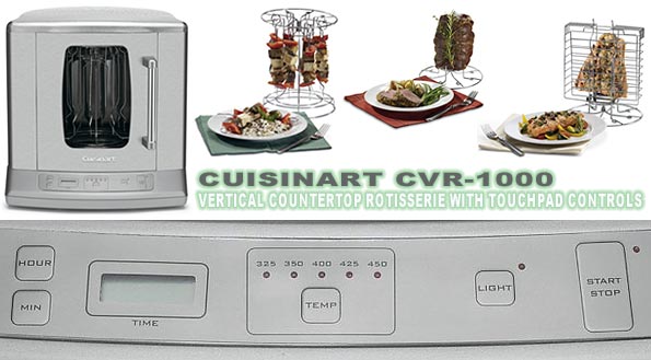 Cuisinart Cvr 1000 Vertical Countertop Rotisserie With Touchpad